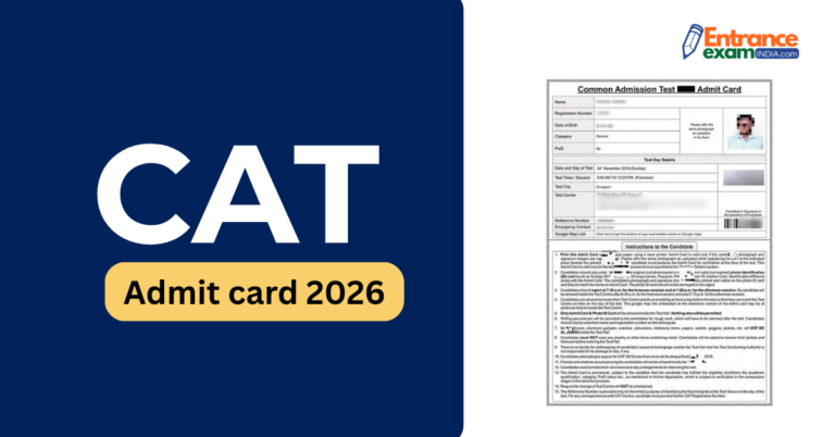 CAT Admit Card 2026 download link with hall ticket, login steps, exam date and exam day guidelines