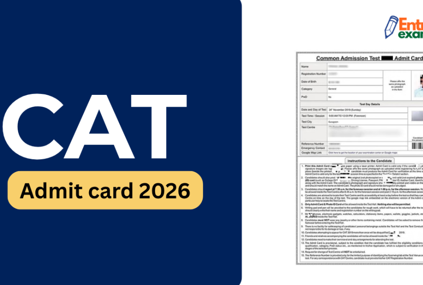 CAT Admit Card