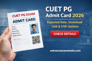 CUET Admit Card 2026 download hall ticket, exam date, login process and exam day guidelines