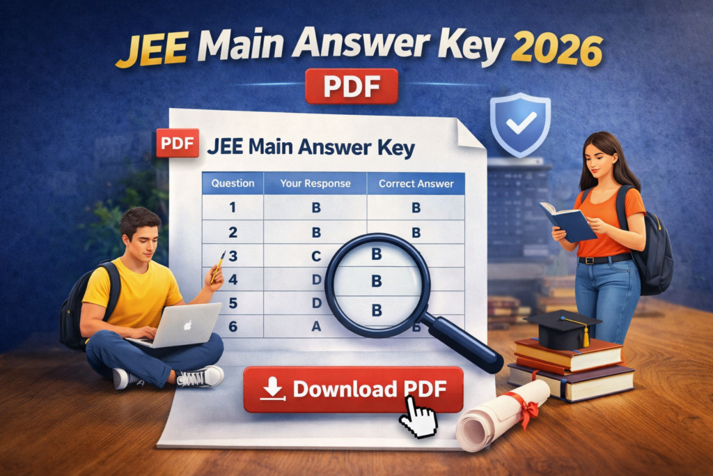 JEE Main Answer Key 2026 PDF (Download): Official Link, Solutions ...