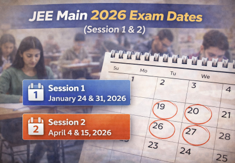 JEE Main 2026 Exam Dates (Session 1 & 2)