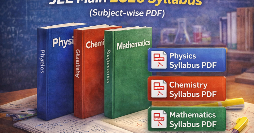 JEE Main 2026 Syllabus