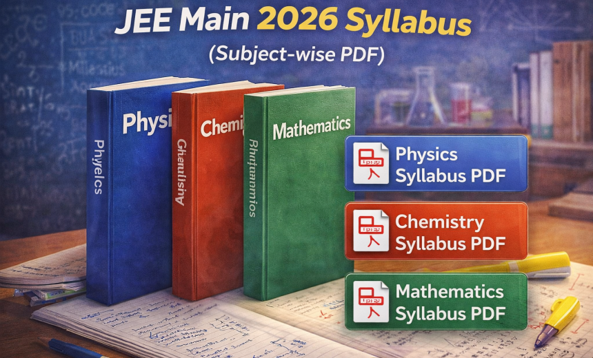 JEE Main 2026 Syllabus