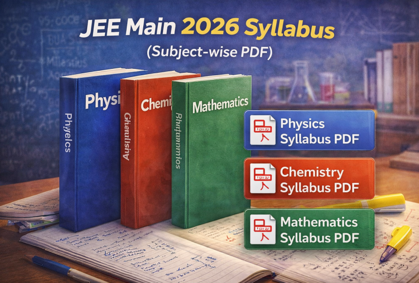 JEE Main 2026 Syllabus