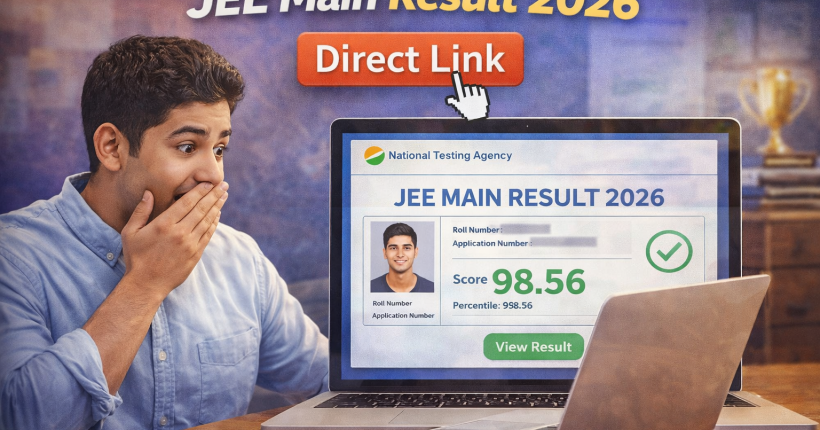 JEE Main Result 2026 Direct Link