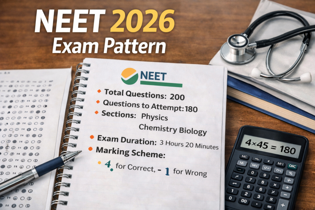 NEET 2026 Exam Pattern (Latest): Marking Scheme, Total Marks & Question ...