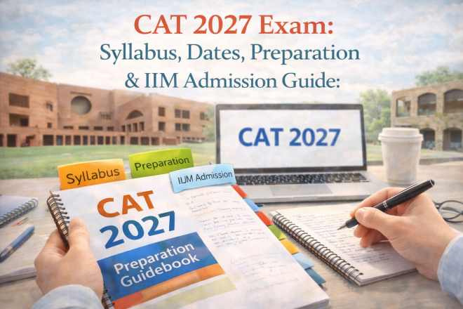 CAT 2027 exam preparation scene