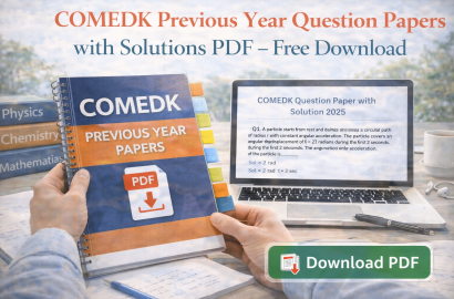 COMEDK previous year question papers with solutions PDF download