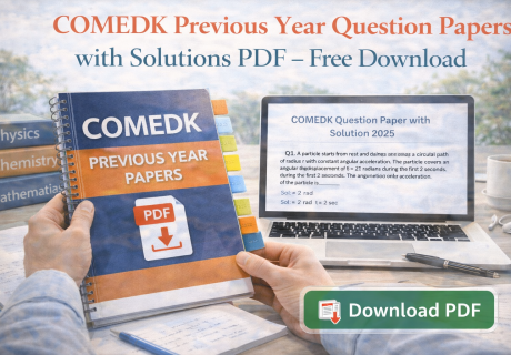 COMEDK previous year question papers with solutions PDF download