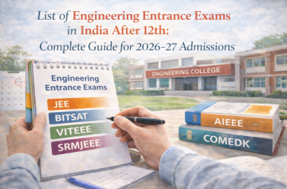 Engineering entrance exams guide for 2026