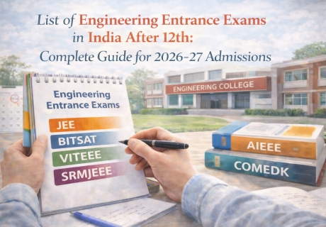 Engineering entrance exams guide for 2026