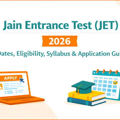 Jain Entrance Test JET 2026 complete guide with dates and syllabus
