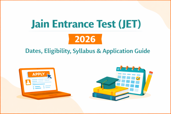 Jain Entrance Test JET 2026 complete guide with dates and syllabus