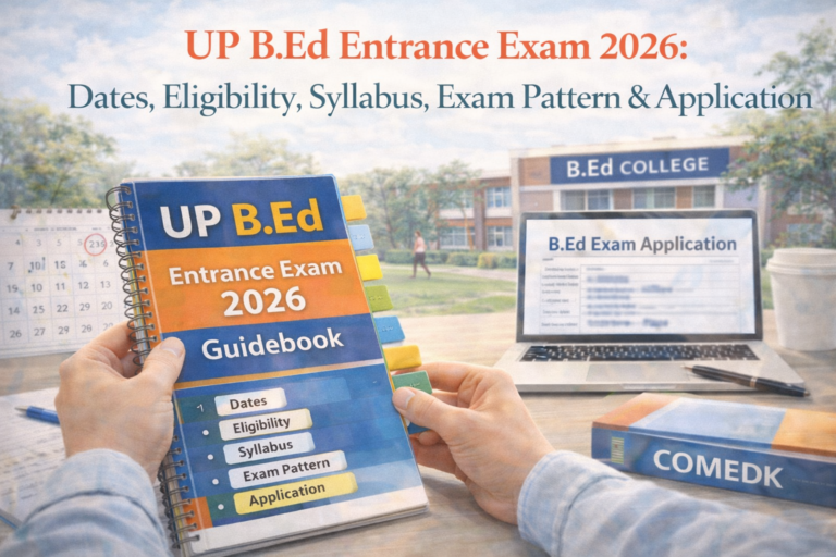 UP BEd Entrance Exam 2026 registration exam date eligibility syllabus exam pattern and counselling guide