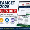 AP EAMCET 2026 Results with rank card download, scorecard, and APSCHE official result portal